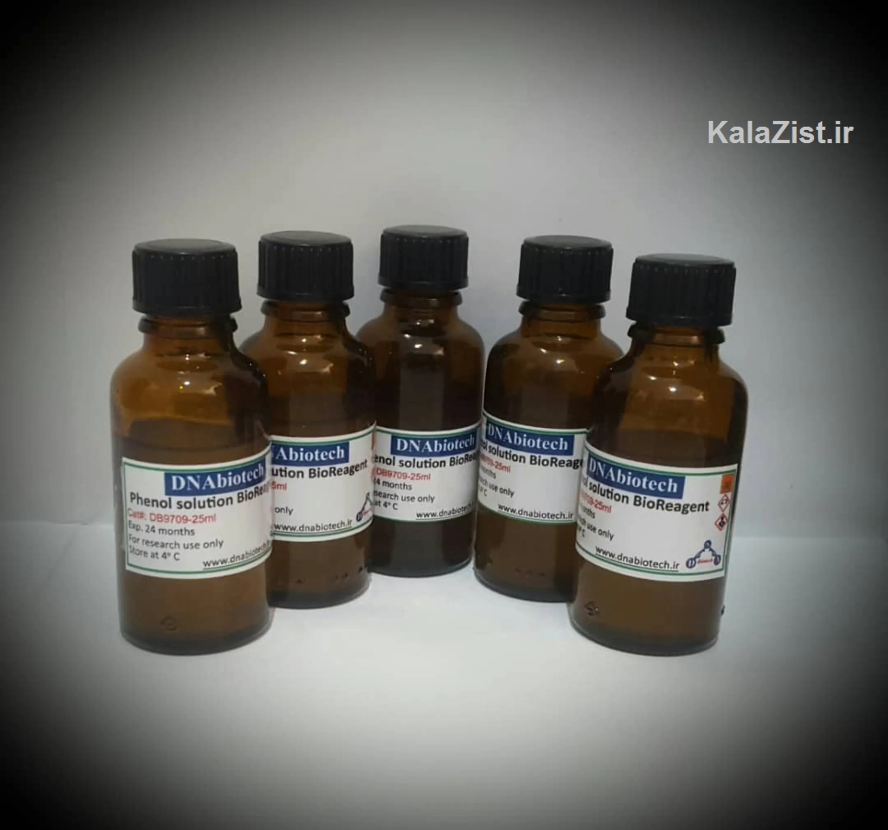 فنول اشباع حجم 25 سی سی DNAbiotech db9709 kalazist کالا زیست